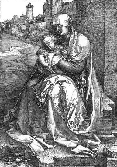 Albrecht Durer Madonna by the Wall